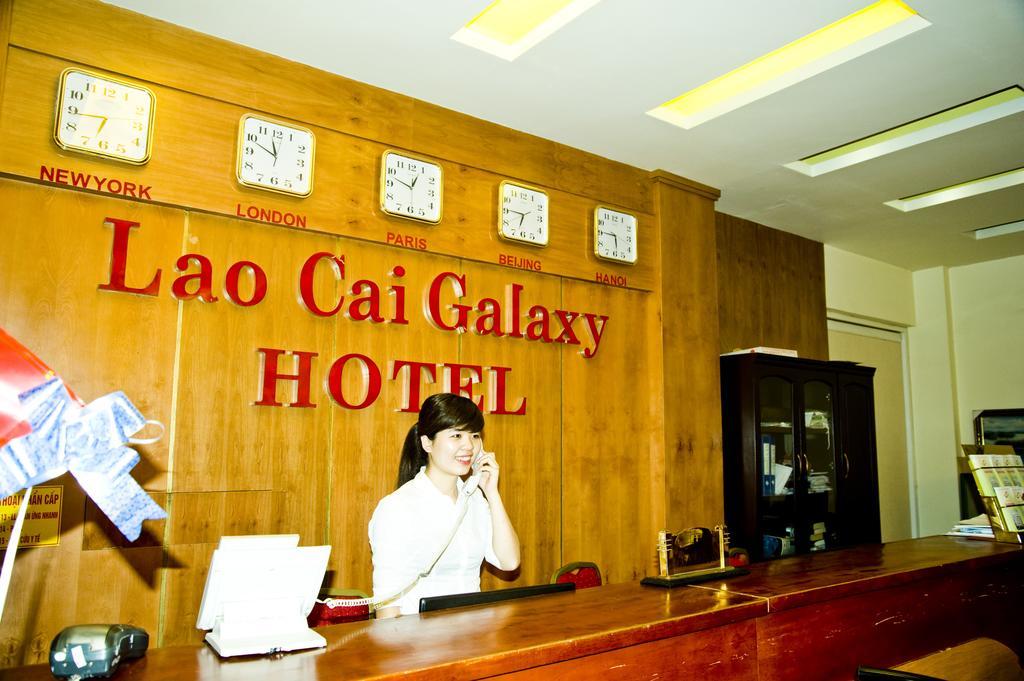 Lao Cai Galaxy Hotel Exterior foto